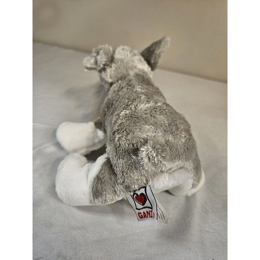 GANZ Webkinz Schnauzer Puppy Dog Plush Stuffed Animal Soft Toy HM159 NO CODE 9